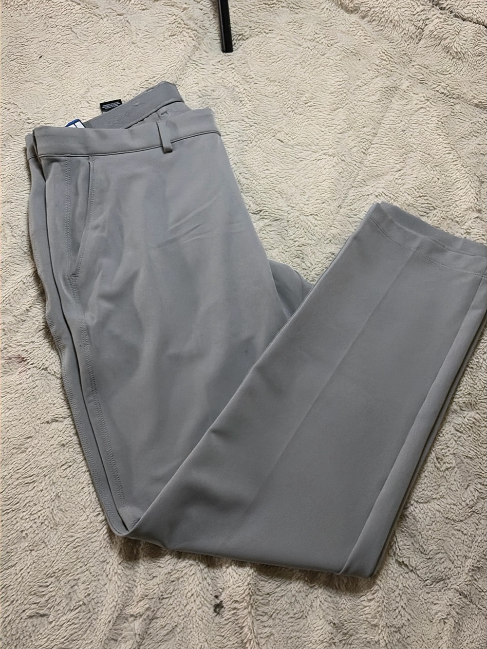 NWT Greg Norman Men's Performance Classic Pants 36x32 Natural Gray